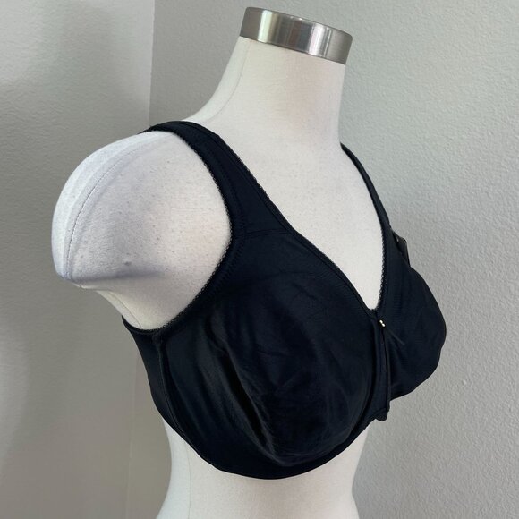 NEW Wacoal Womens 34G Full Coverage Bra Black Underwire 855192 - Picture 3 of 9